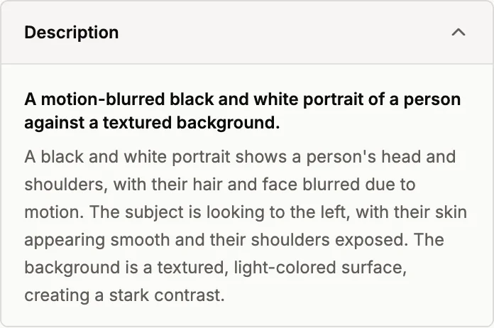 AI-generated description of the shot